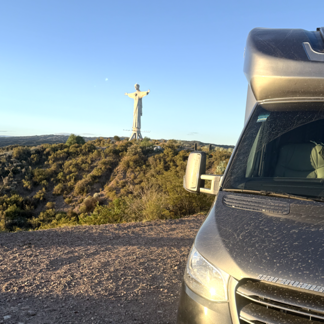 Cristo Rey en Motorhome