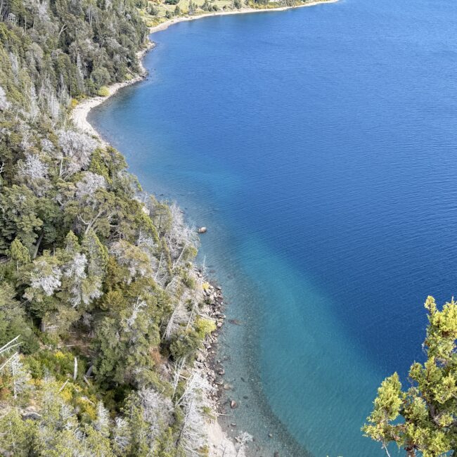 Villa Traful desde el dron
