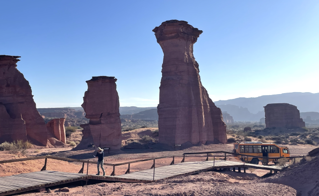 Talampaya, La Rioja en motorhome